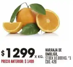 Coto Naranja de ombligo oferta