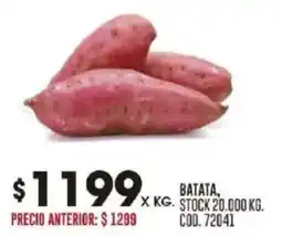 Coto Batata oferta