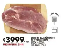 Coto Chuletas de jamón/jamón de cerdo con hueso oferta