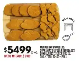 Coto Medallones/nuggets/ supremas de pollo rebozados congelados oferta