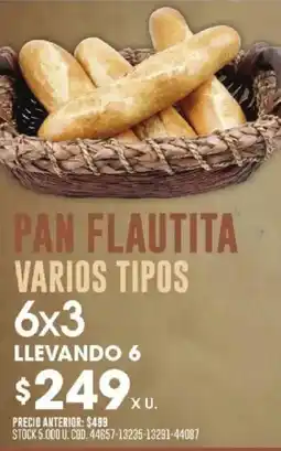 Coto Pan flautita varios tipos oferta