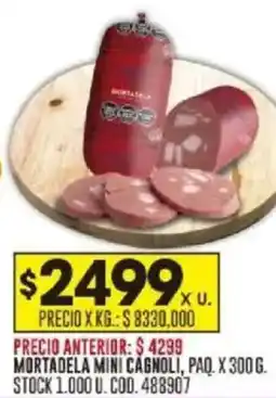 Coto Mortadela mini cagnoli oferta