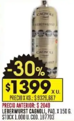 Coto Leberwurst cagnoli oferta