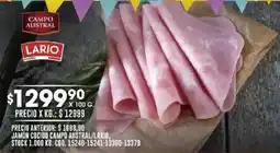 Coto Campo austral/lario jamón cocido oferta