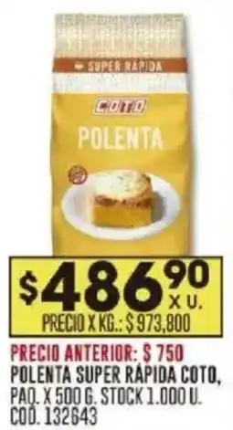 Coto Polenta super rapida coto oferta
