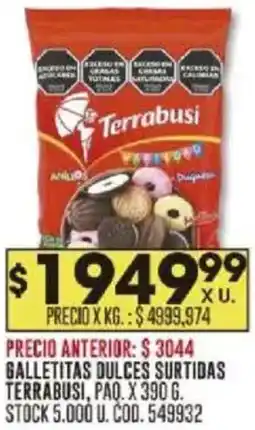 Coto Terrabusi galletitas dulces surtidas oferta