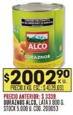 Coto Duraznos alco, lata oferta