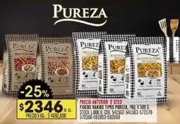 Coto Pureza fideos varios tipos oferta