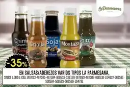 Coto La parmesana en salsas/aderezos varios tipos oferta