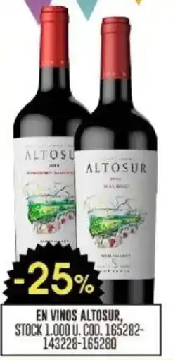 Coto Altosur en vinos oferta