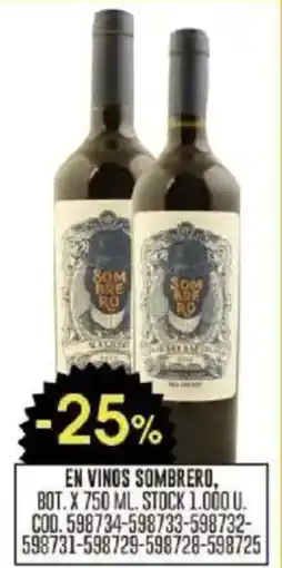 Coto Sombrero en vino oferta
