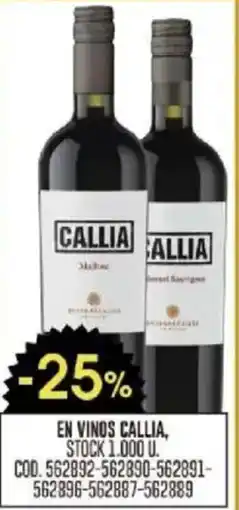 Coto Callia en vinos oferta