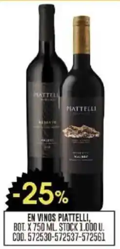 Coto Piattelli en vinos, bot oferta