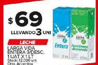 Carrefour Leche oferta