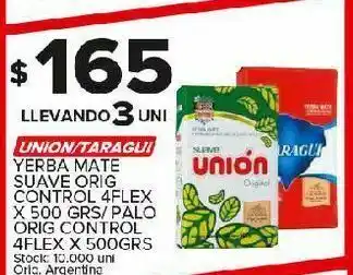 Carrefour Yerba mate taraguí / union 500g oferta