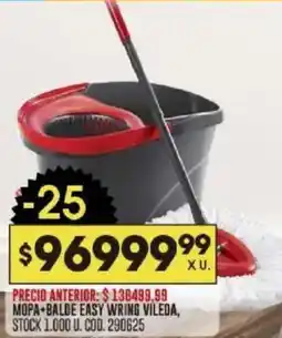 Coto Vileda mopa + balde easy wring oferta