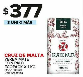 Carrefour Yerba mate cruz de malta kg oferta