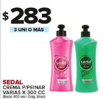 Carrefour Crema de peinar sedal 300cc oferta