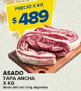 Carrefour Asado tapa ancha x kg oferta