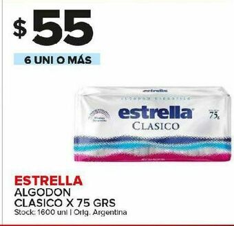 Carrefour Algodón estrella 75g oferta