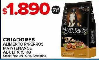 Carrefour Alimento balanceado para perros criadores oferta