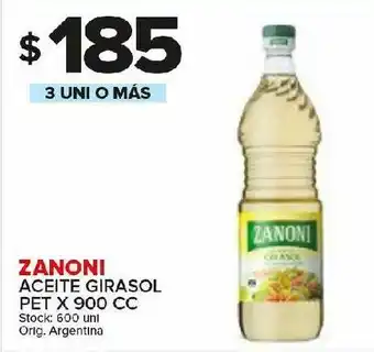 Carrefour Aceite de girasol zanoni 900cc oferta