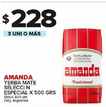 Carrefour Yerba mate amanda 500g oferta