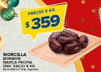 Carrefour Morcilla bombon kg oferta