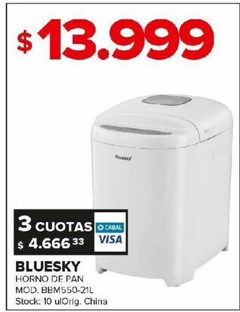 Carrefour Horno de pan bluesky oferta