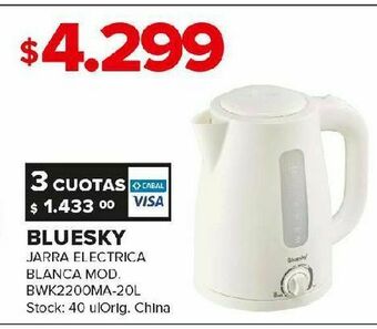 Carrefour Pava electrica bluesky oferta