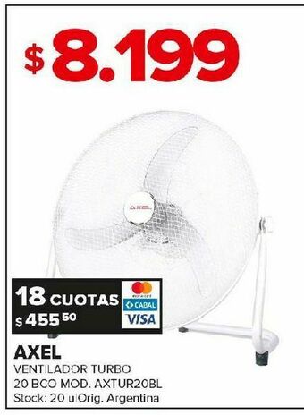 Carrefour Ventilador turbo axel oferta