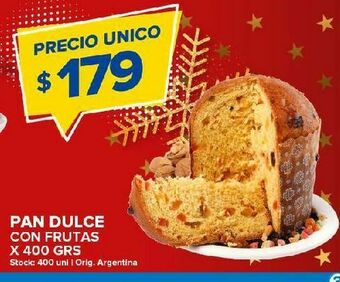 Carrefour Maxi Pan dulce con frutas 400g oferta