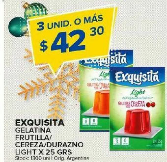 Carrefour Maxi gelatina exquisita 25g oferta