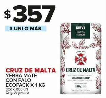 Carrefour Maxi Yerba mate cruz de malta kg oferta