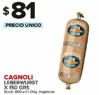 Carrefour Maxi Leberwurst cagnoli 150g oferta