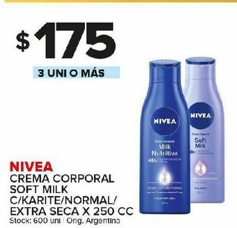 Carrefour Maxi Crema corporal nivea 250cc oferta