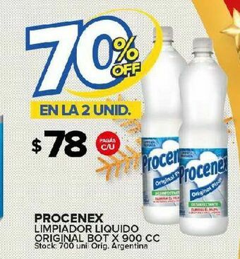 Carrefour Maxi Limpiador líquido procenex 900cc oferta