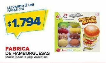 Carrefour Maxi Fabrica de hamburguesas oferta