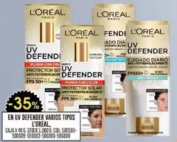 Coto L'oreal en uv defender varios tipos oferta