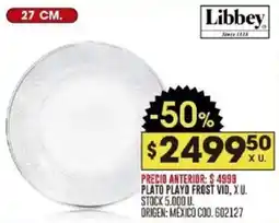 Coto Libbey since 1818 plato playo frost vid oferta