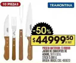 Coto Tramontina juego de cubiertos de asado, set oferta