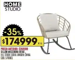 Coto Home studio sillon mecedora beige oferta
