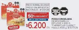 Carrefour Carrefour classic pizza congelada de mozzarella estuche oferta