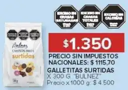 Carrefour Bulnez galletitas surtidas oferta