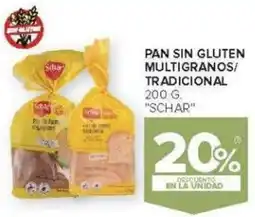 Carrefour Schar pan sin gluten multigranos/ tradicional oferta