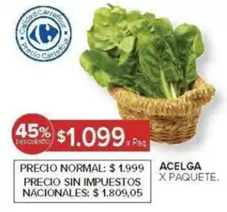 Carrefour Acelga oferta