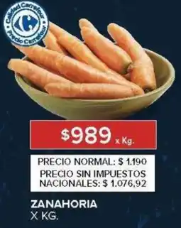 Carrefour Zanahoria oferta