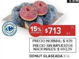 Carrefour Donut glaseada oferta