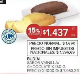 Carrefour Budín sabor vainilla/ chocolate oferta