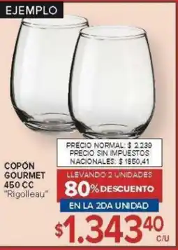 Carrefour Rigolleau copón gourmet oferta